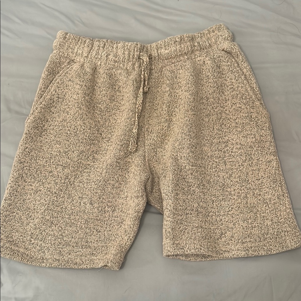 Fleece Factory - Men's Beige Knit Shorts